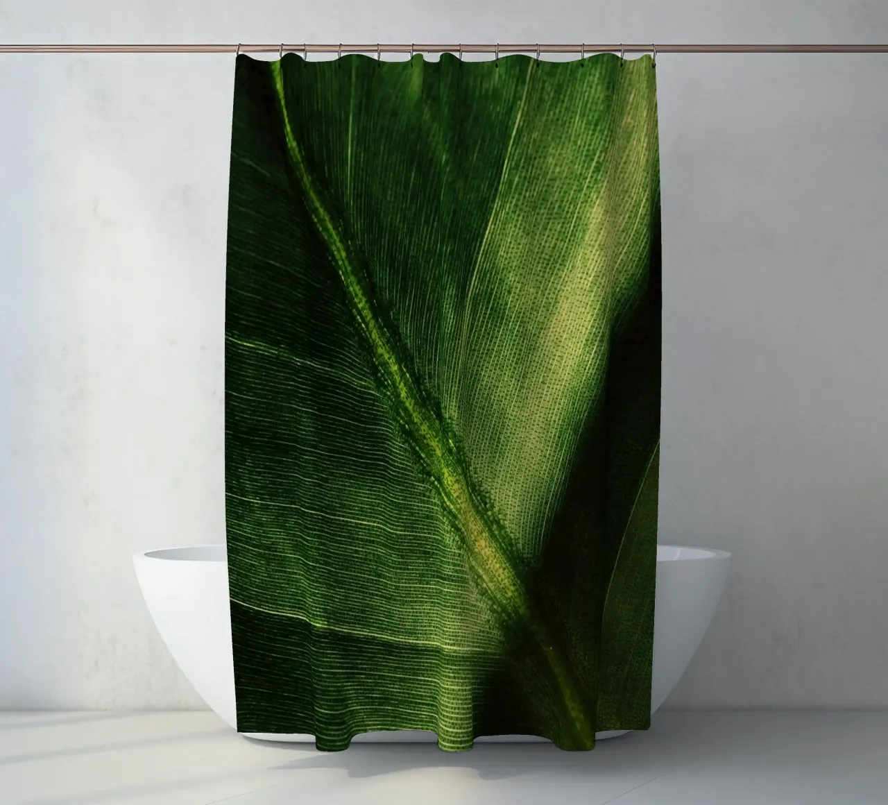 pianta fogliare tenda da doccia da Earthly Visions
