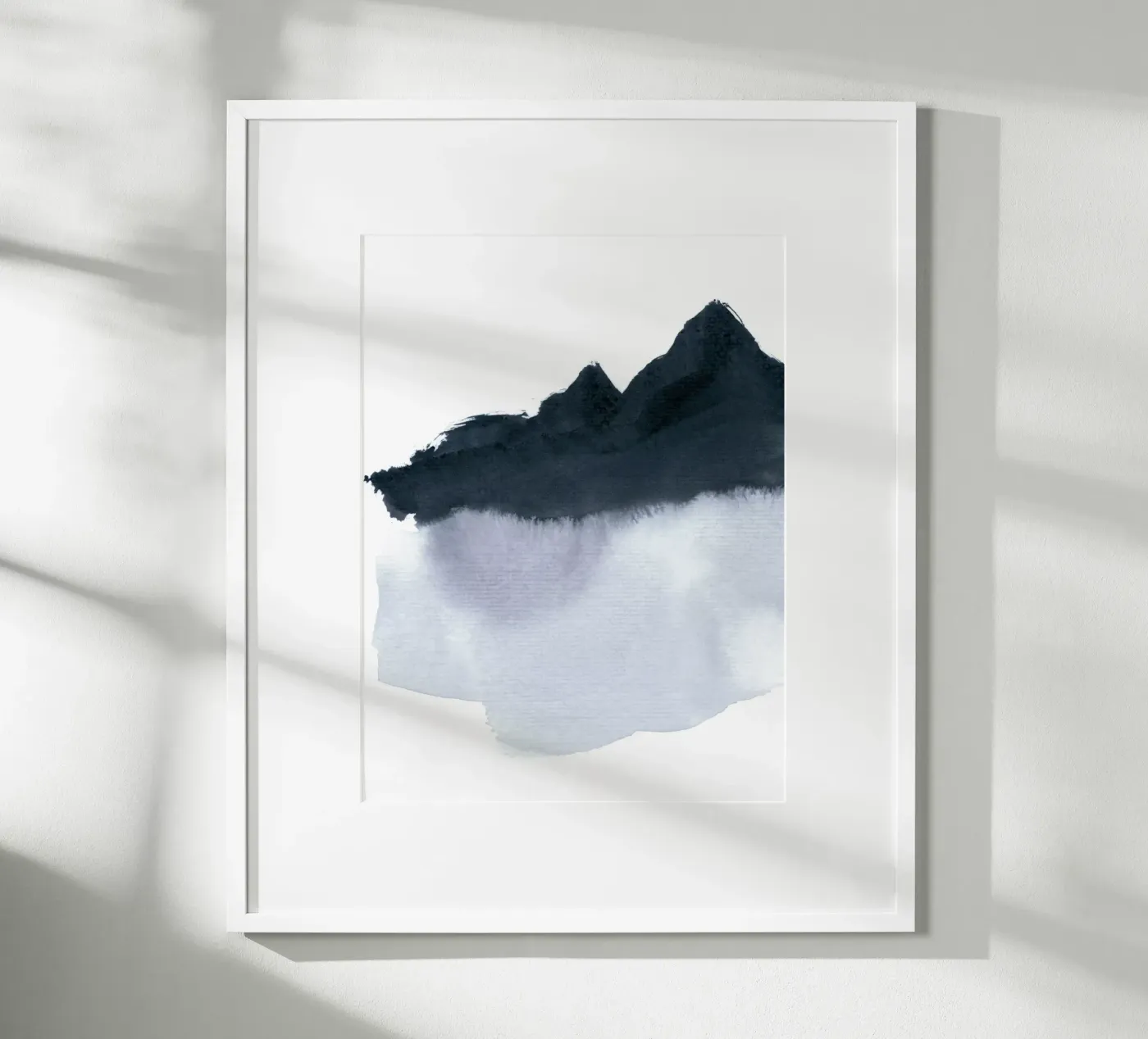 Mountainscape Minimal poster da IRIS LEHNHARDT FINE ART