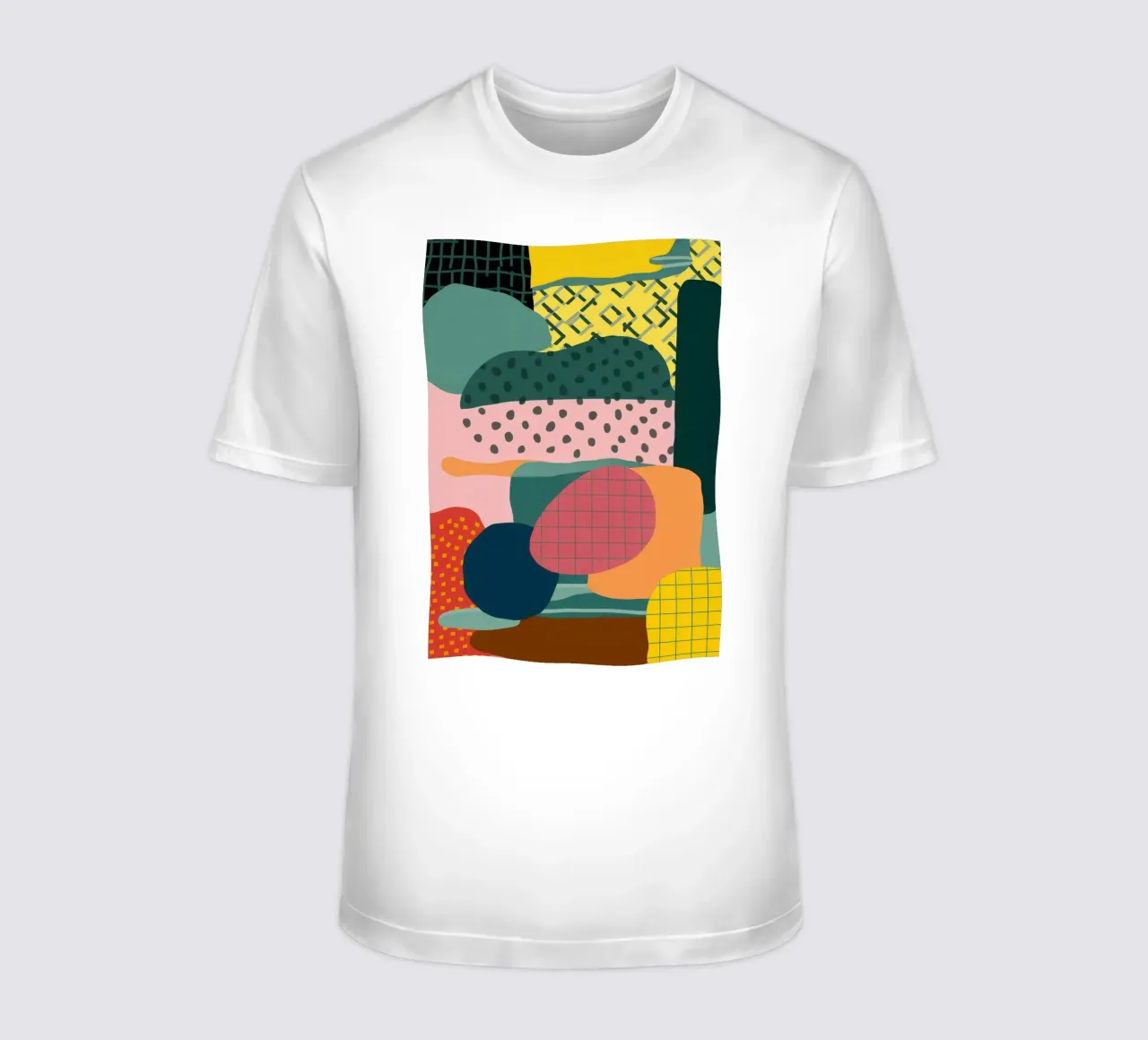 Composizione di forme pastello t-shirt da Bring Haven