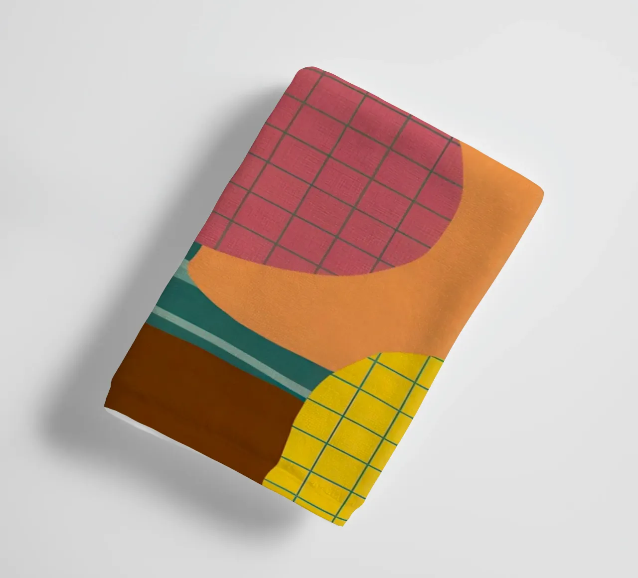 Pastel Vorm Compositie badhanddoek van Bring Haven