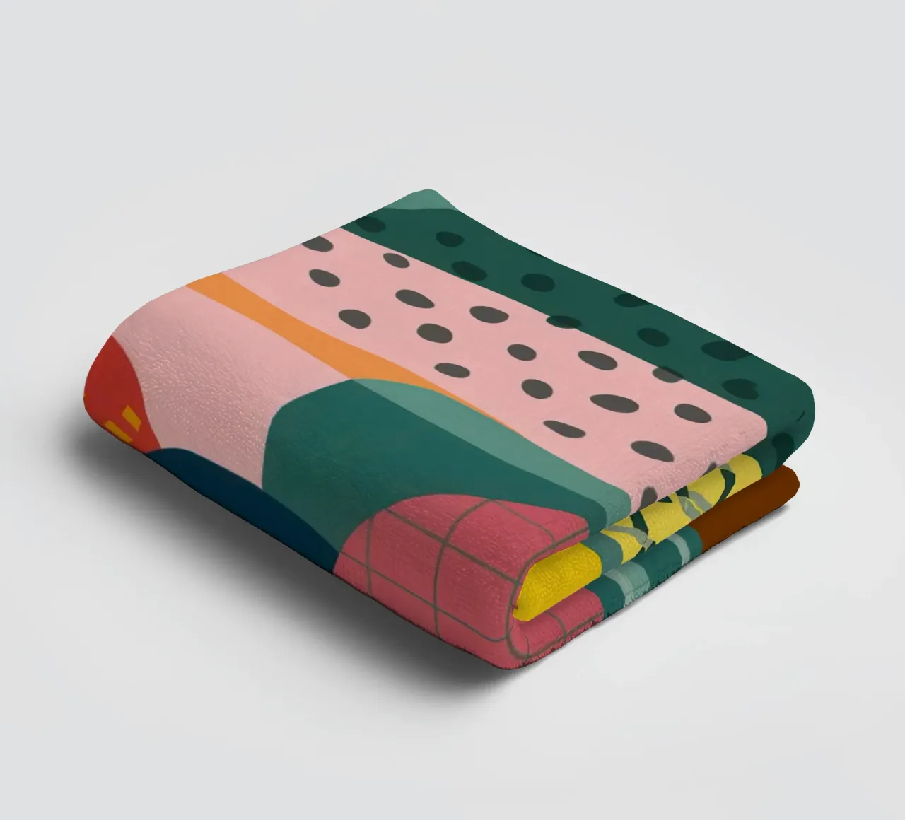 Pastel Vorm Compositie badhanddoek van Bring Haven