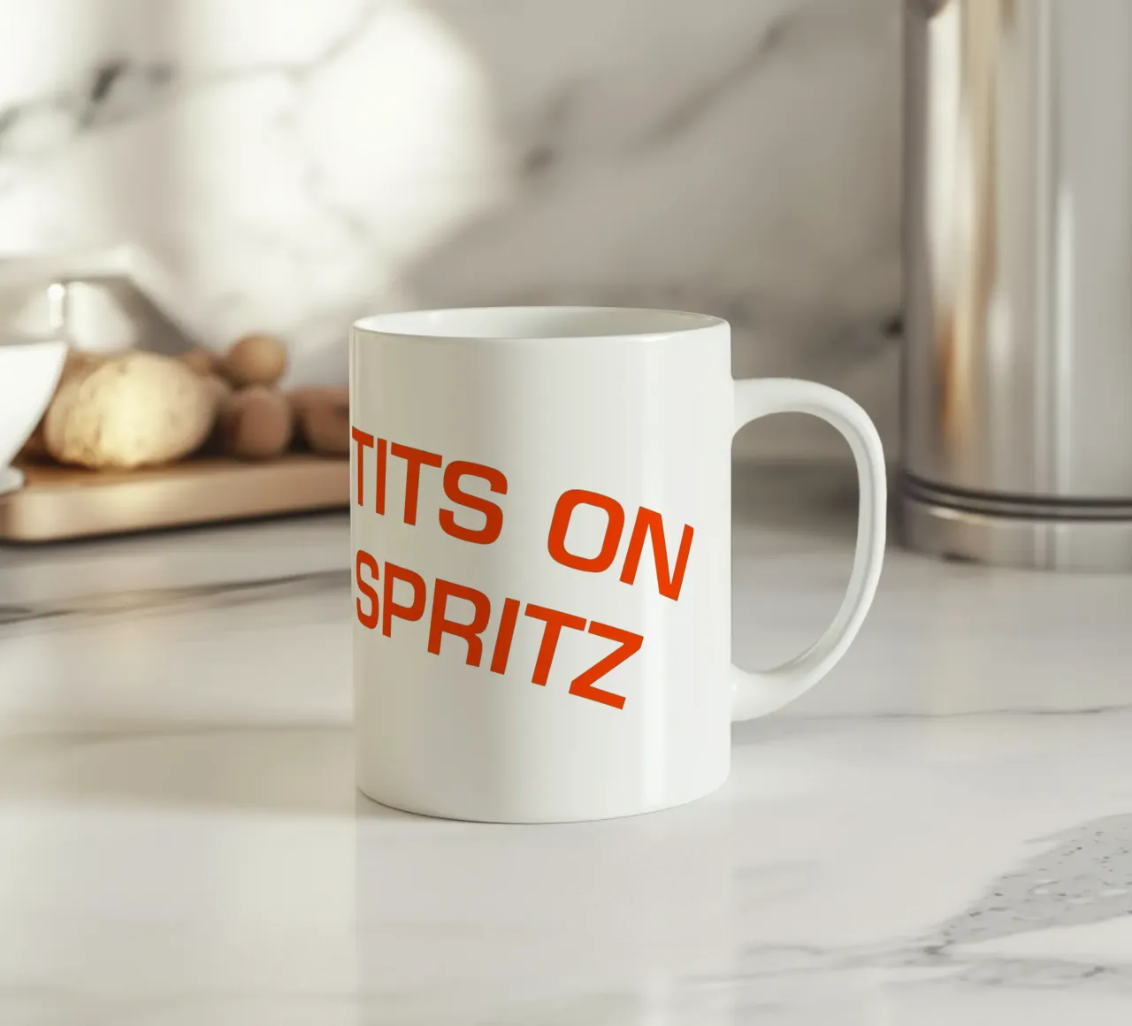 Via le tette dall'Aperol Spritz tazza in ceramica da Neeraprint