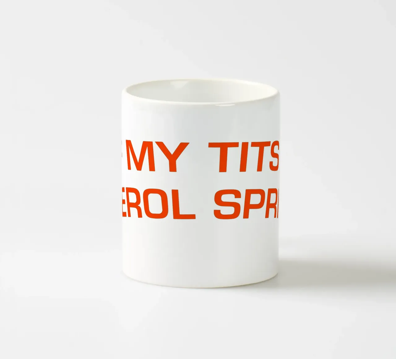 Via le tette dall'Aperol Spritz tazza in ceramica da Neeraprint