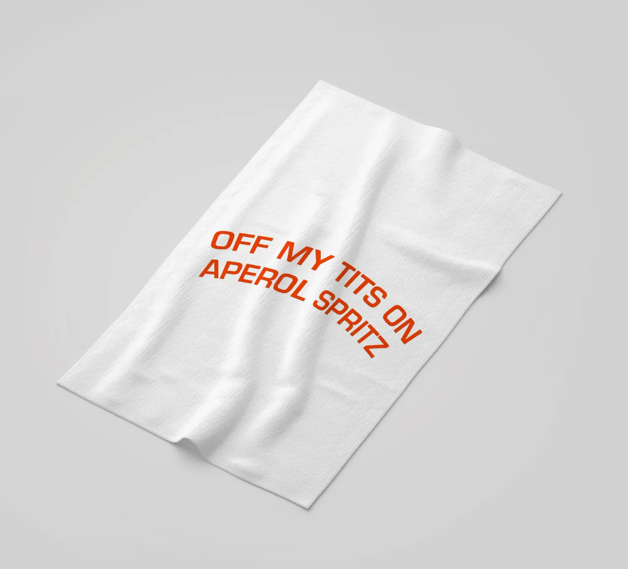 Via le tette dall'Aperol Spritz telo mare da Neeraprint