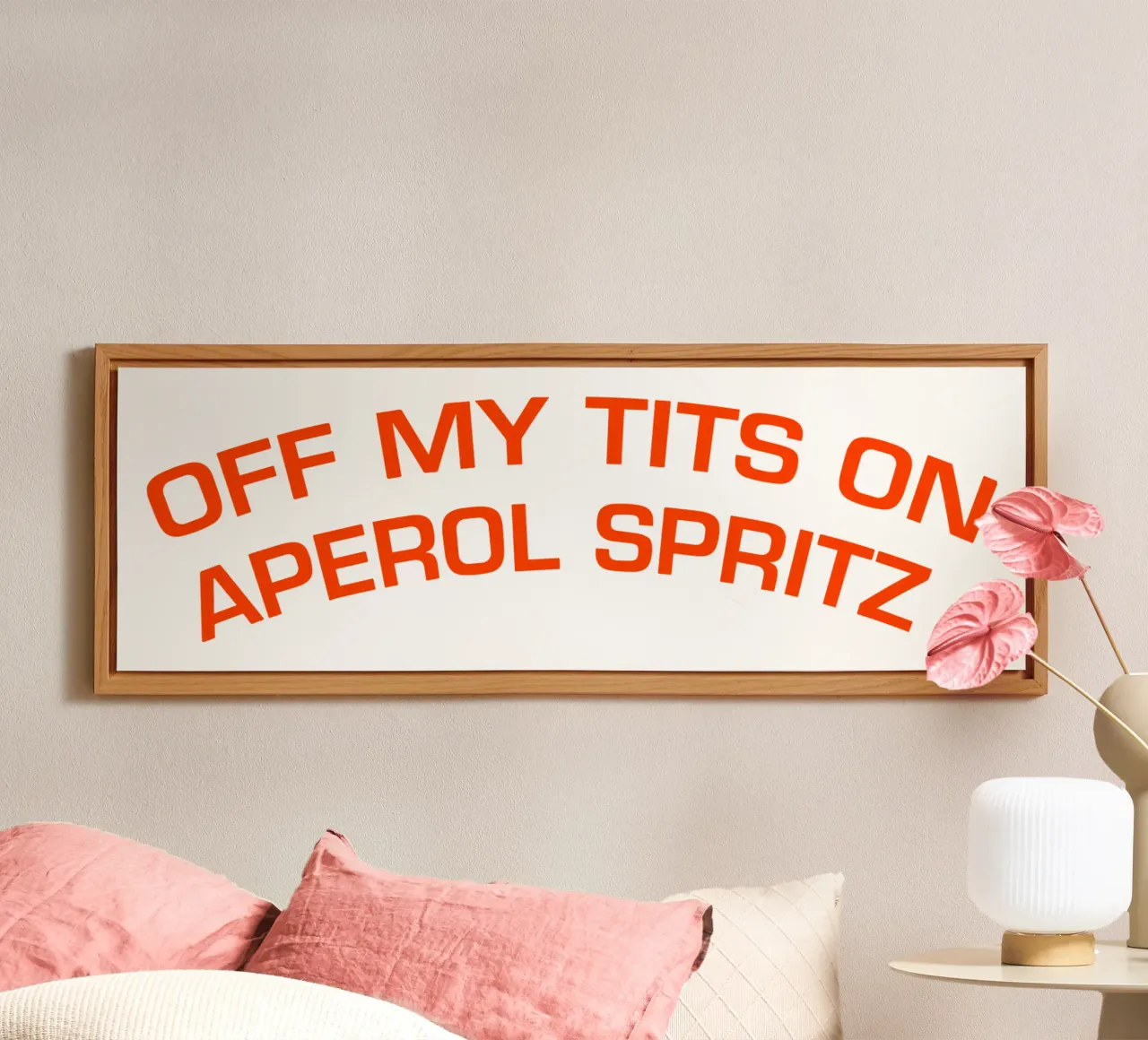 Via le tette dall'Aperol Spritz alluminio dibond da Neeraprint