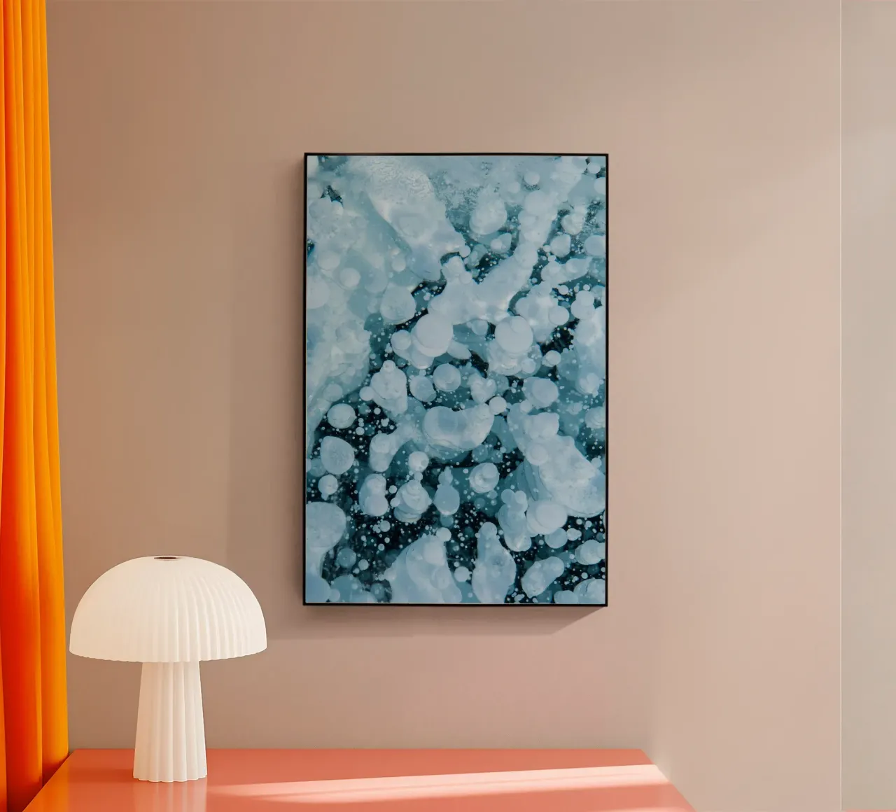 bubbles ice plexiglass da Earthly Visions