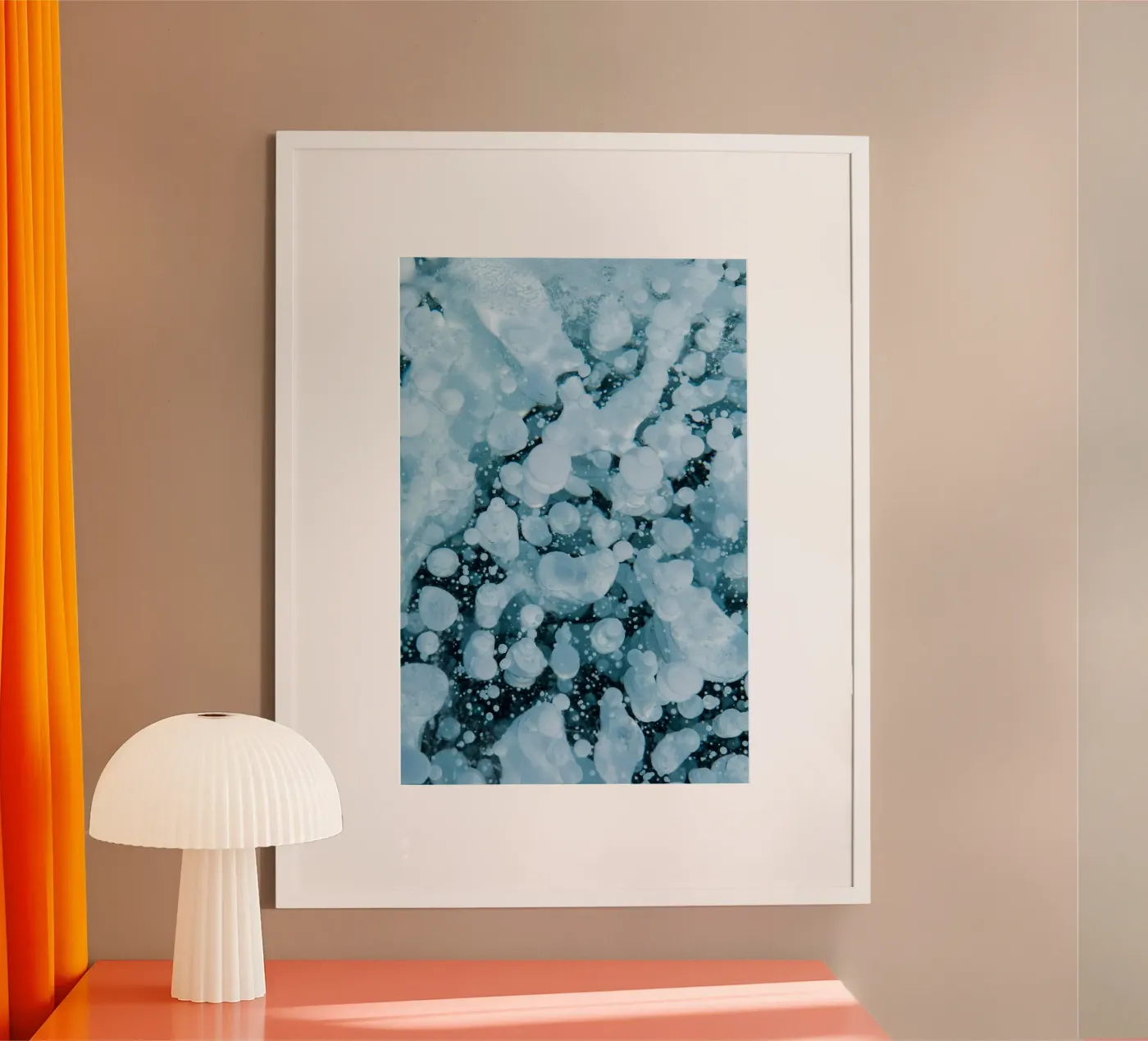 bubbles ice poster by Earthly Visions