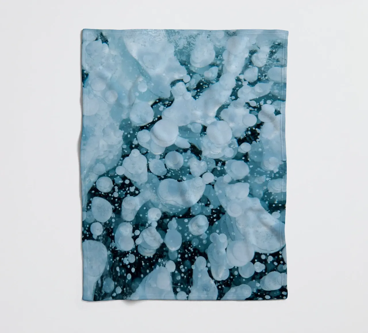 bubbles ice fleece blanket by Earthly Visions