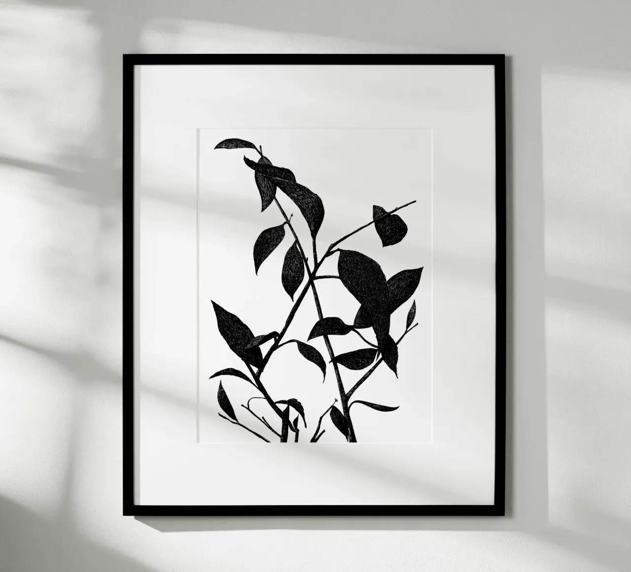 Flora! poster con telaio in legno da Richard Hood
