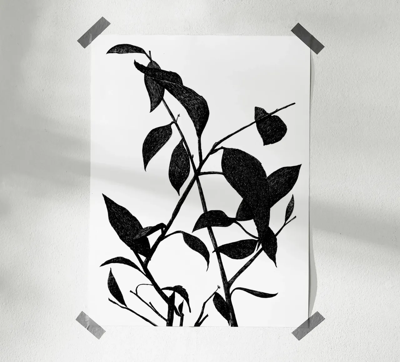 Flora! poster con telaio in legno da Richard Hood
