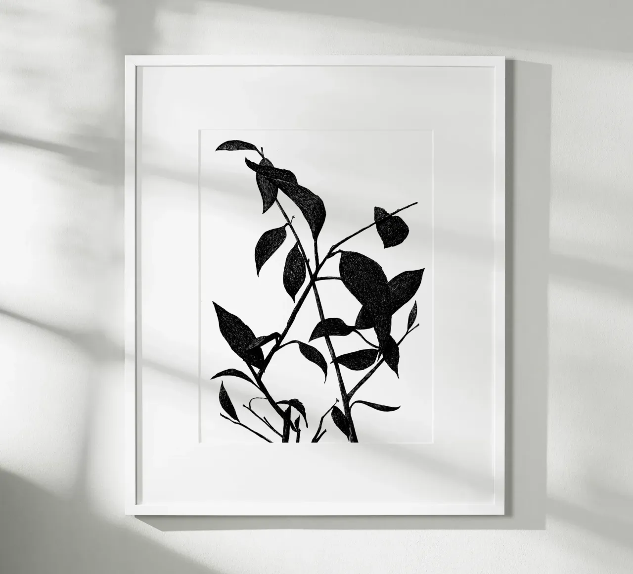 Flora! poster con telaio in legno da Richard Hood