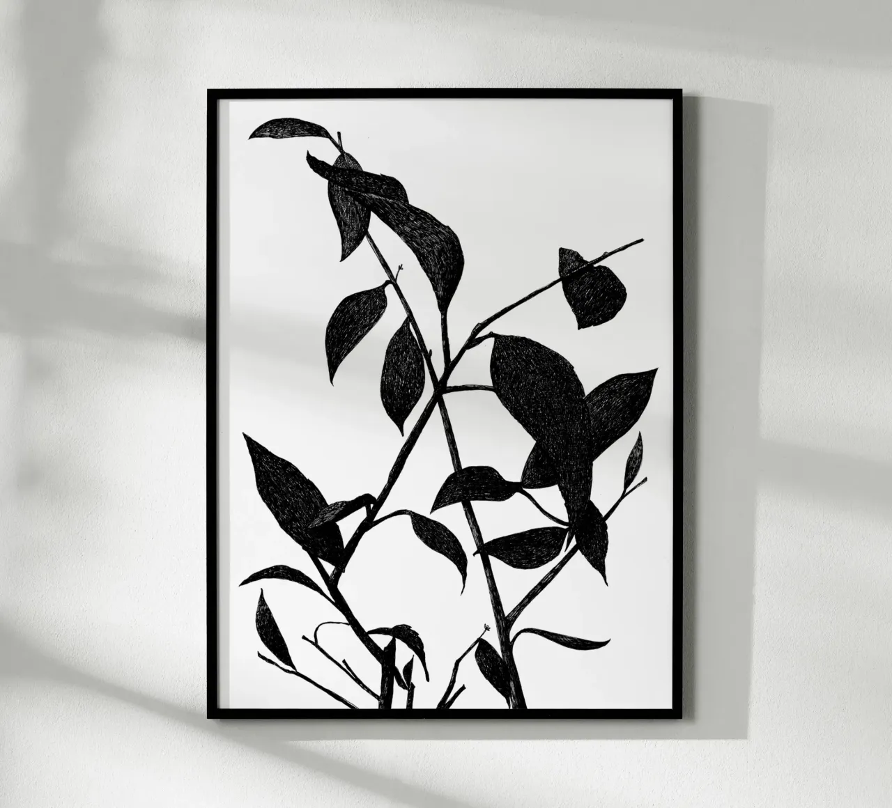 Flora! poster con telaio in legno da Richard Hood