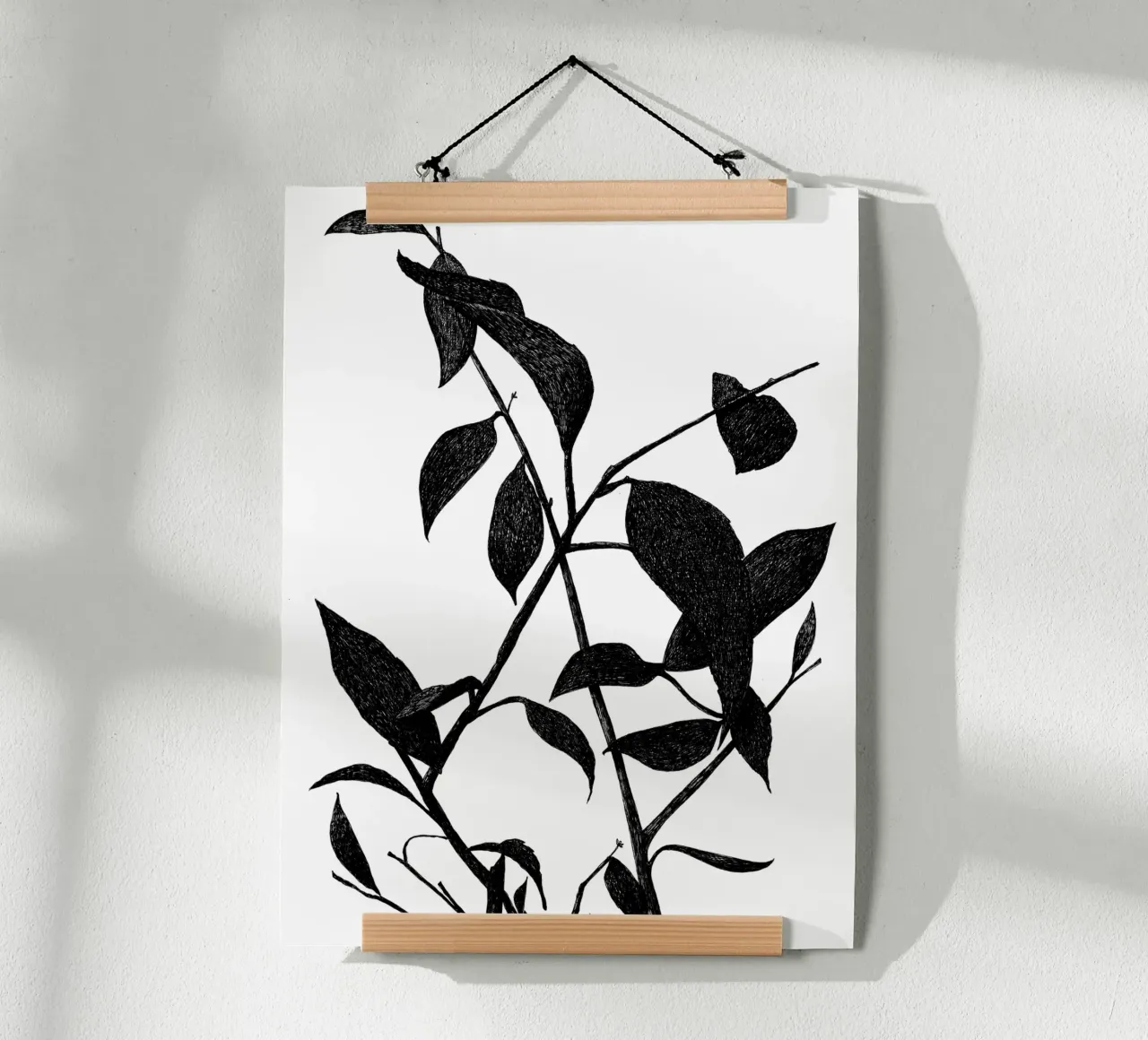 Flora! poster con telaio in legno da Richard Hood