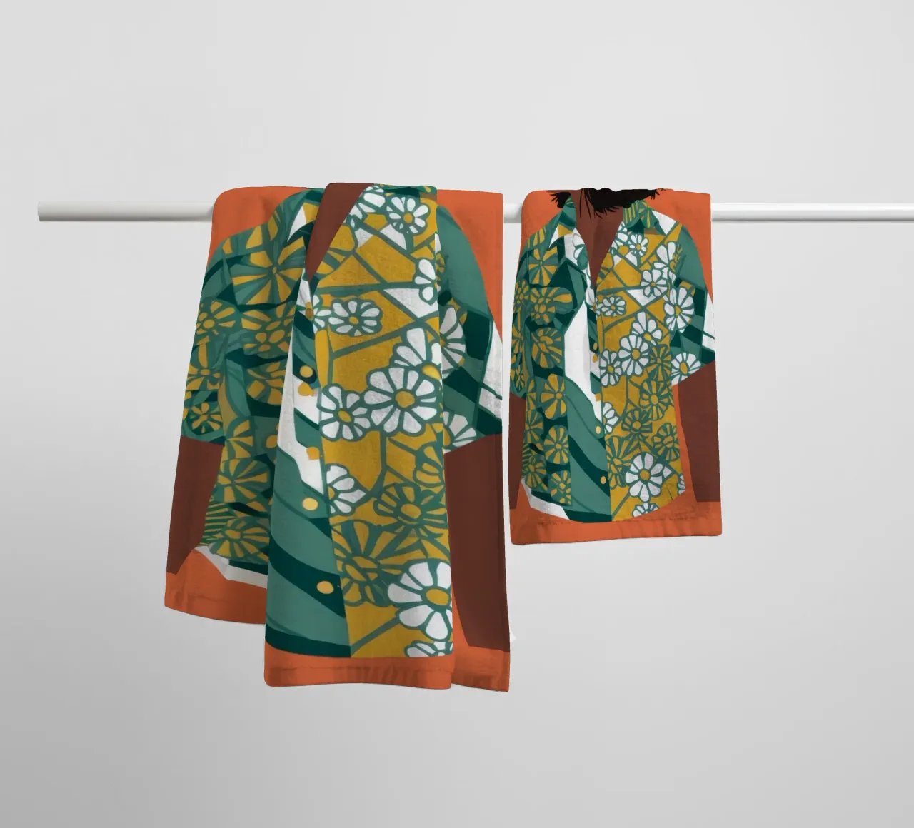 Contemplazione della camicia aviaria asciugamano da bagno da Bring Haven