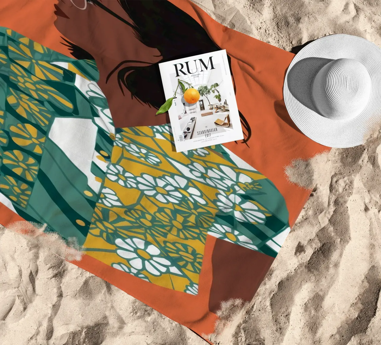 Contemplazione della camicia aviaria telo mare da Bring Haven