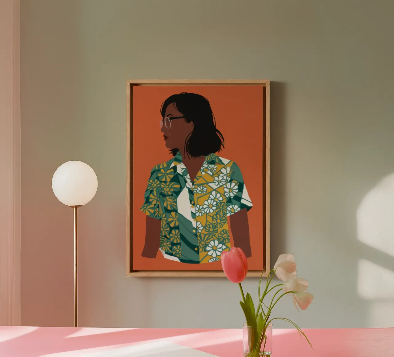 Avian Shirt Overdenking canvas met Baklijst van Bring Haven