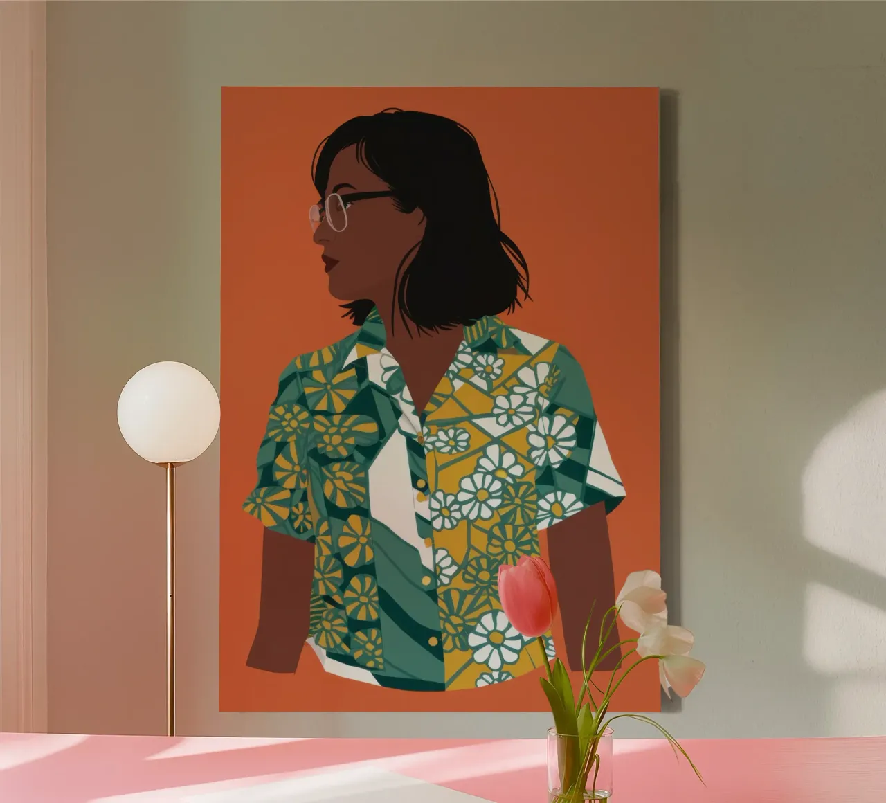 Avian Shirt Overdenking canvas met Baklijst van Bring Haven
