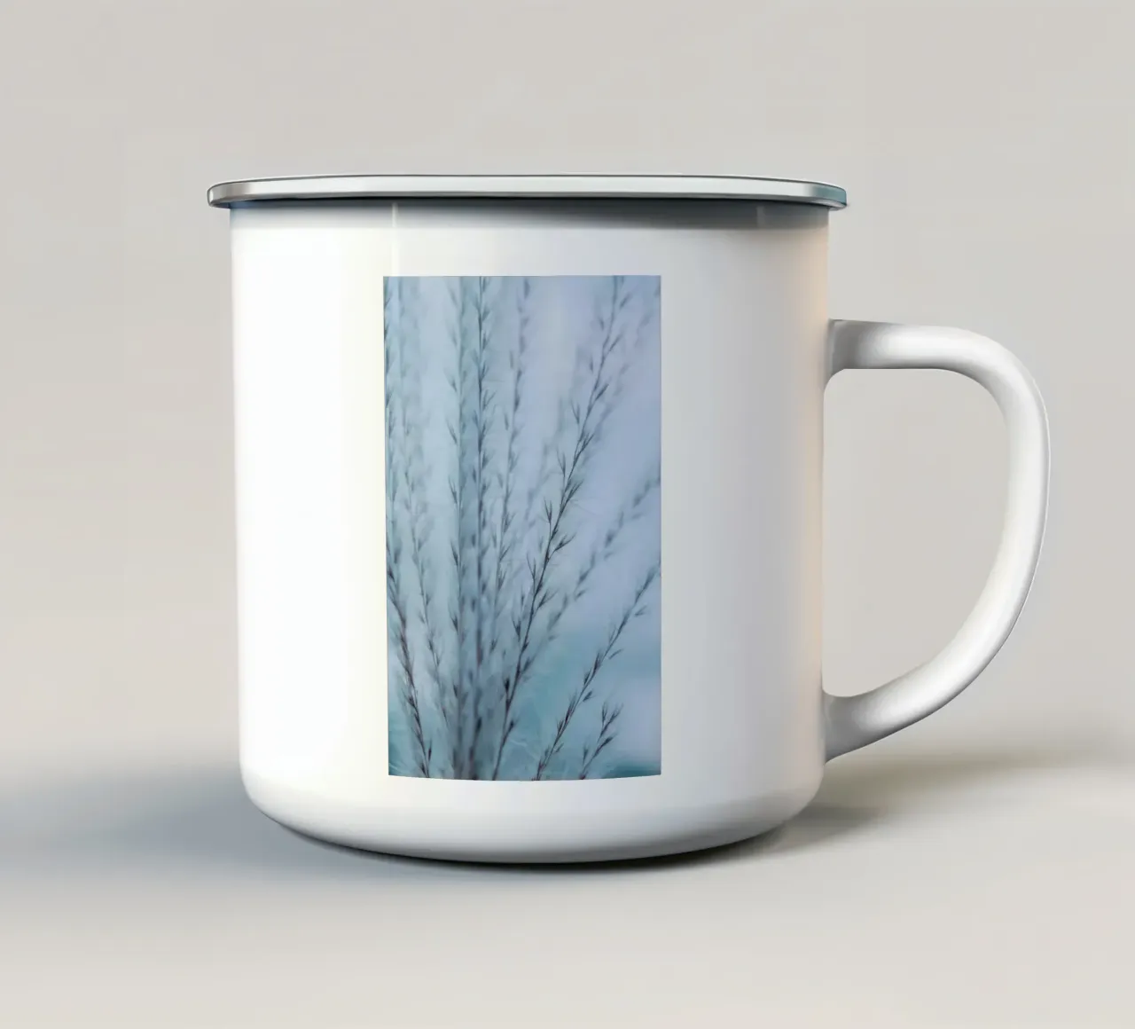 nature plants mug en émail de Earthly Visions
