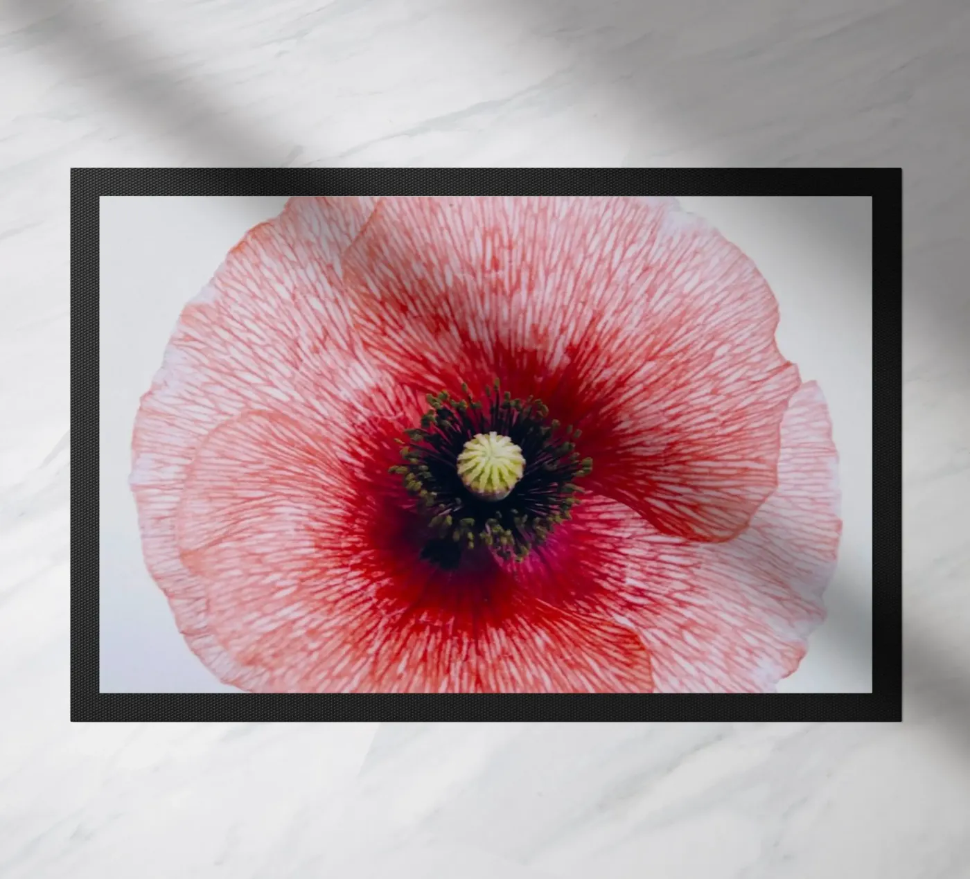 klaproos deurmat van Earthly Visions