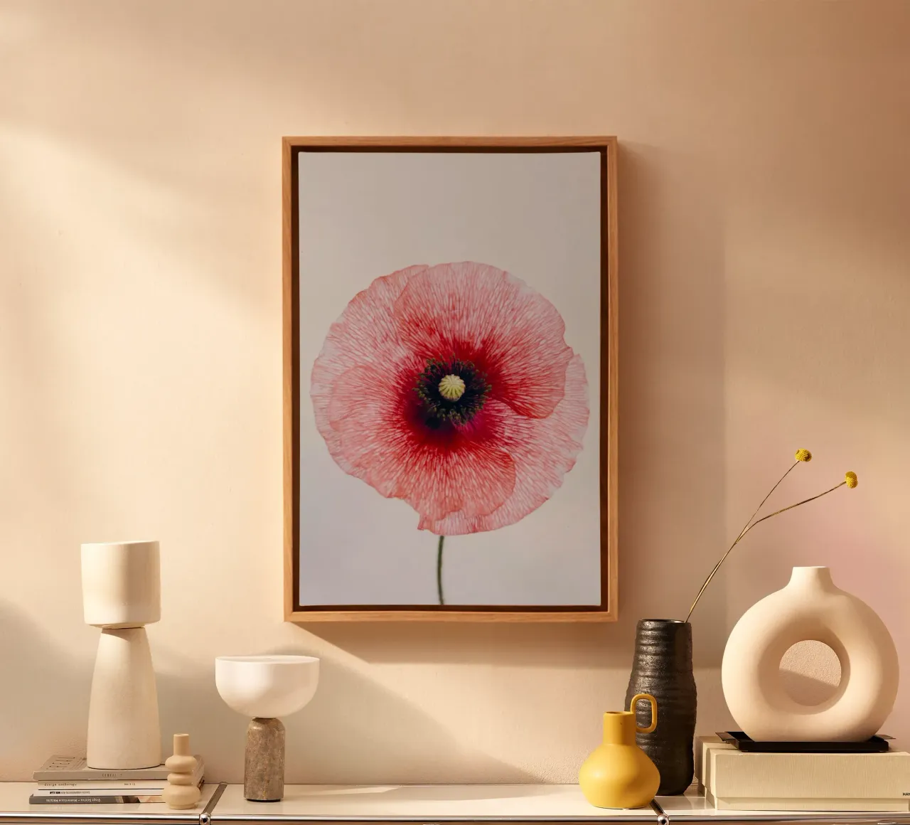 flower poppy canvas by Earthly Visions