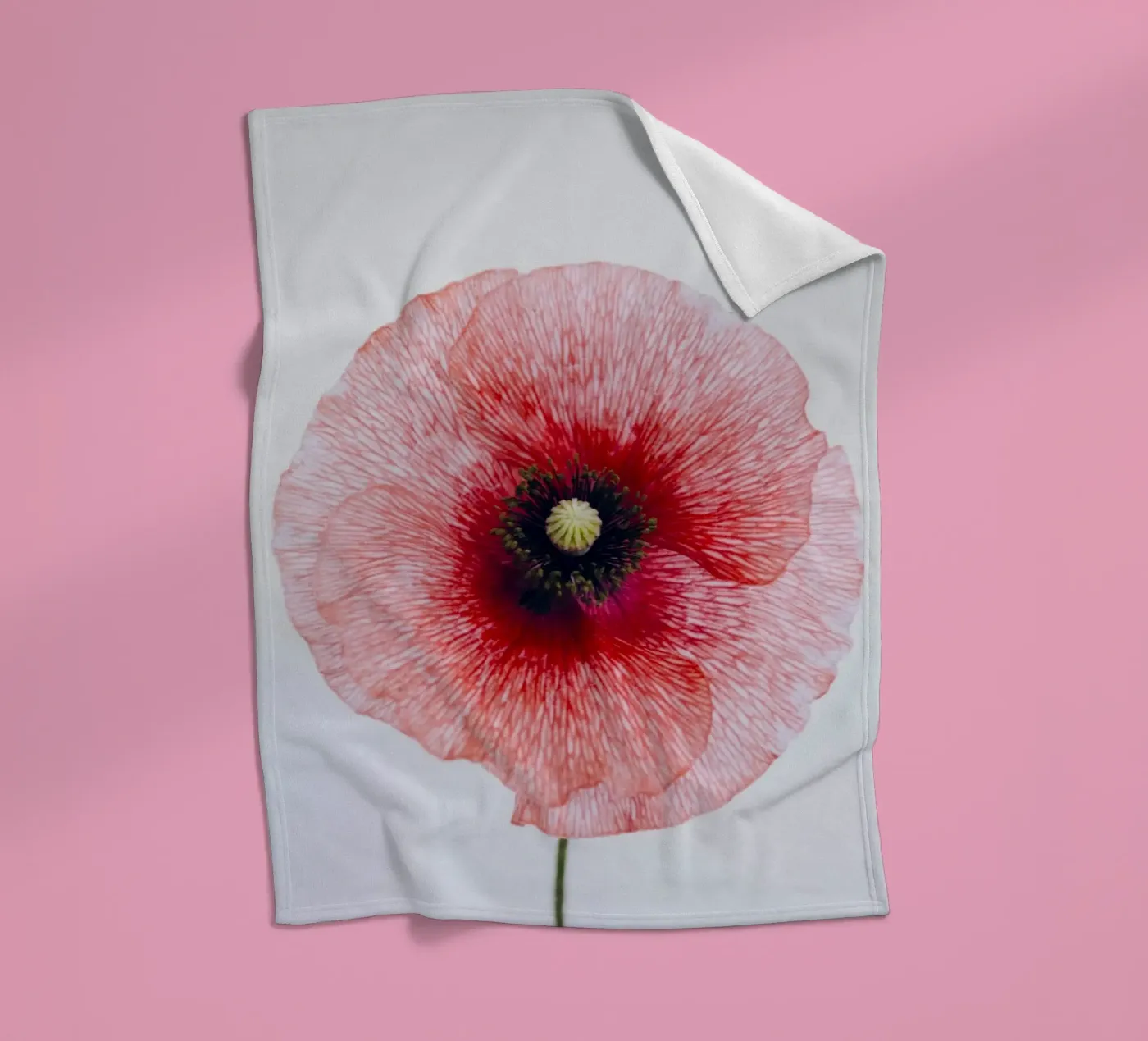 flower poppy Fleecedecke von Earthly Visions