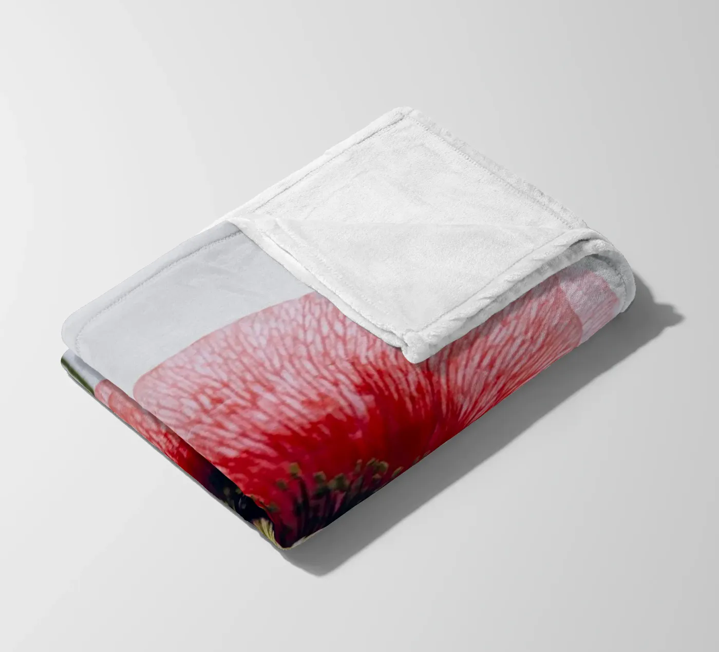 flower poppy Fleecedecke von Earthly Visions
