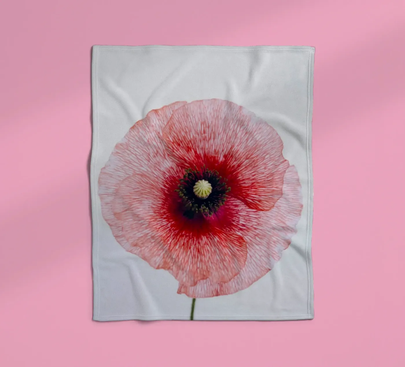 flower poppy Fleecedecke von Earthly Visions