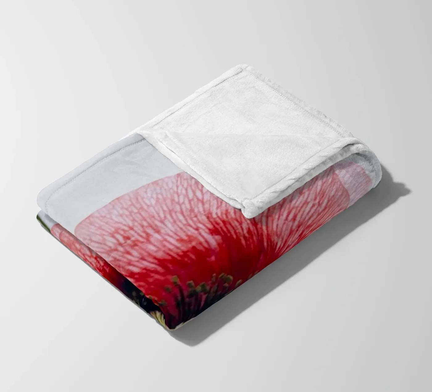 flower poppy Fleecedecke von Earthly Visions