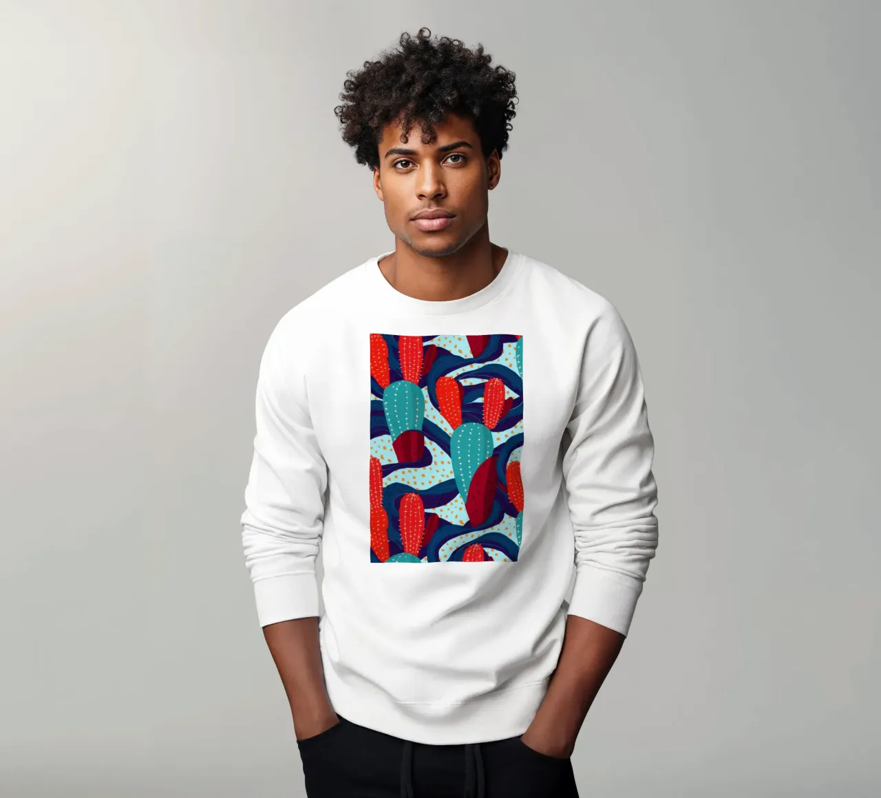 Cactus Pattern Play sudadera de Bring Haven