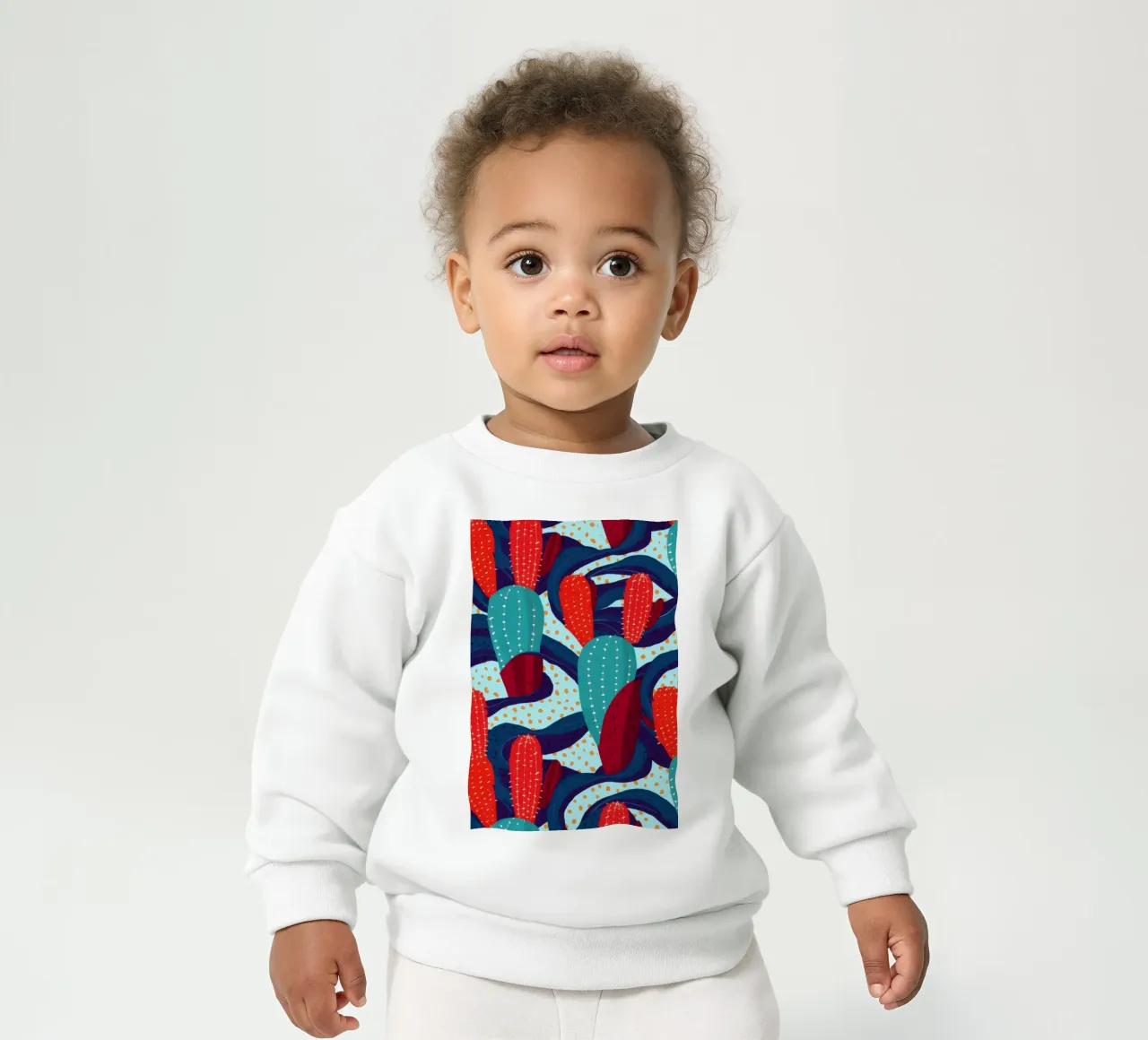 Cactus Pattern Play sudadera de bebé de Bring Haven
