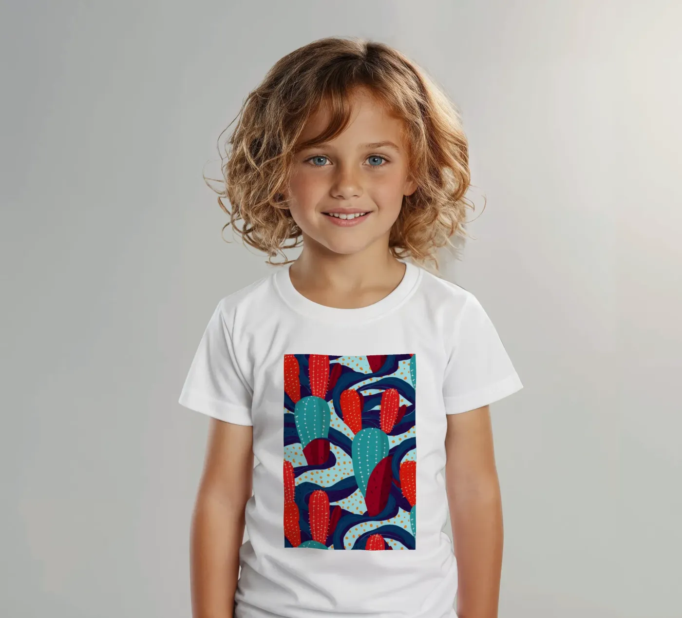 Gioco del disegno del cactus t-shirt bambini da Bring Haven