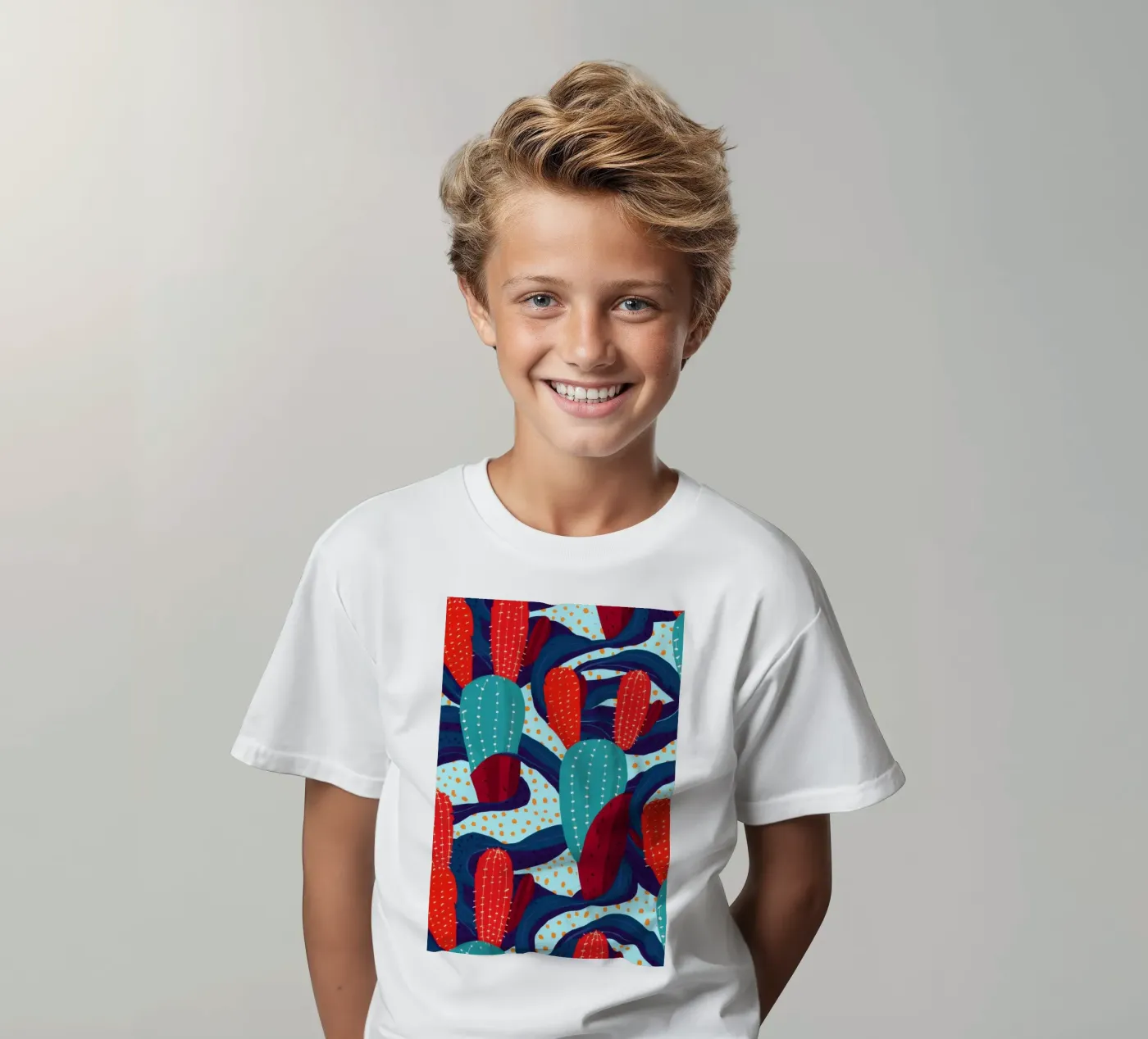 Gioco del disegno del cactus t-shirt bambini da Bring Haven