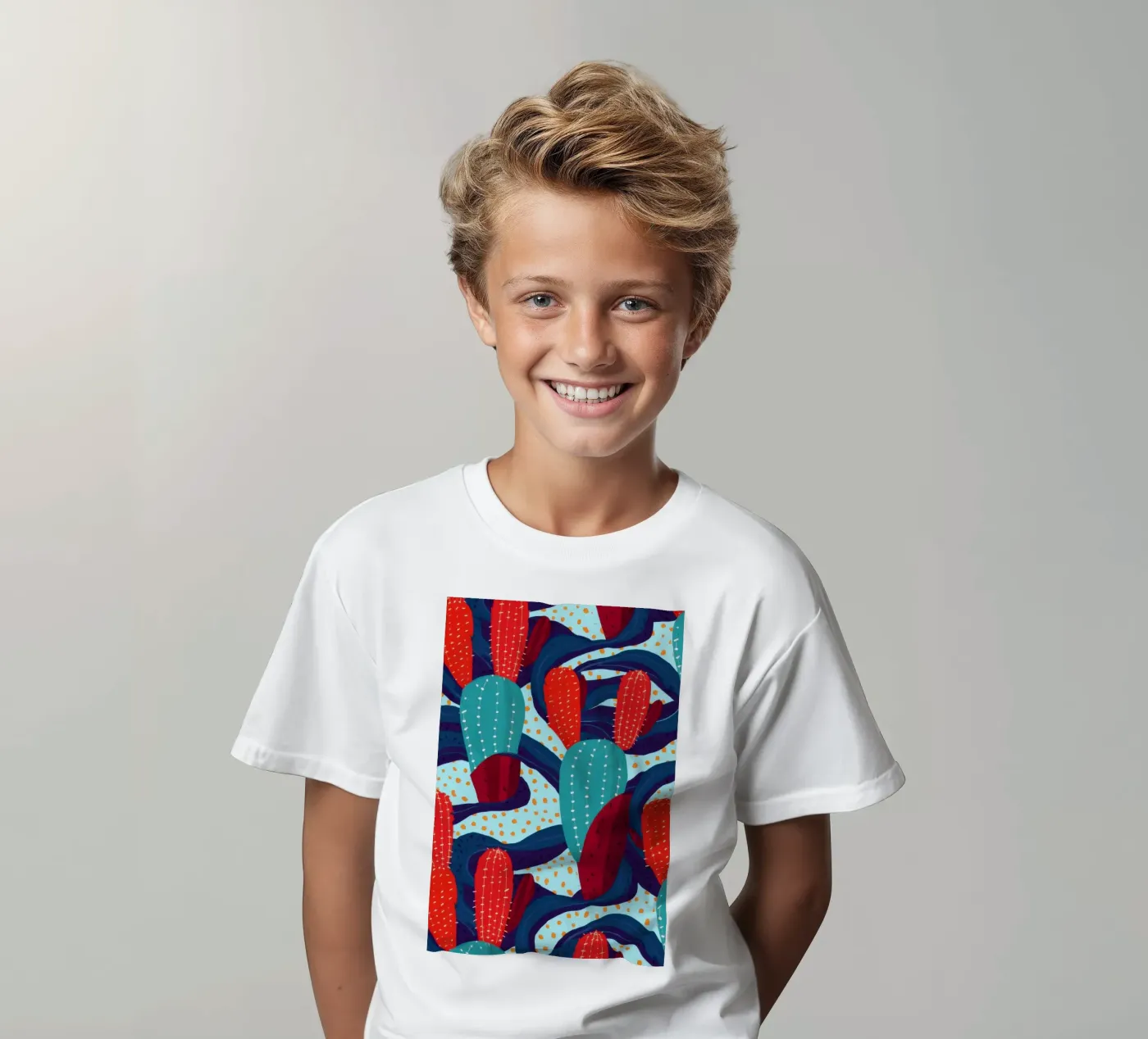 Gioco del disegno del cactus t-shirt bambini da Bring Haven