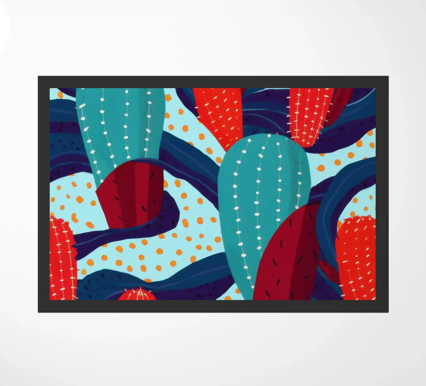 Cactus Pattern Play doormat by Bring Haven