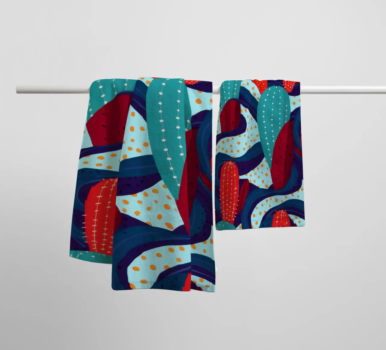 Cactus Pattern Play towel by Bring Haven