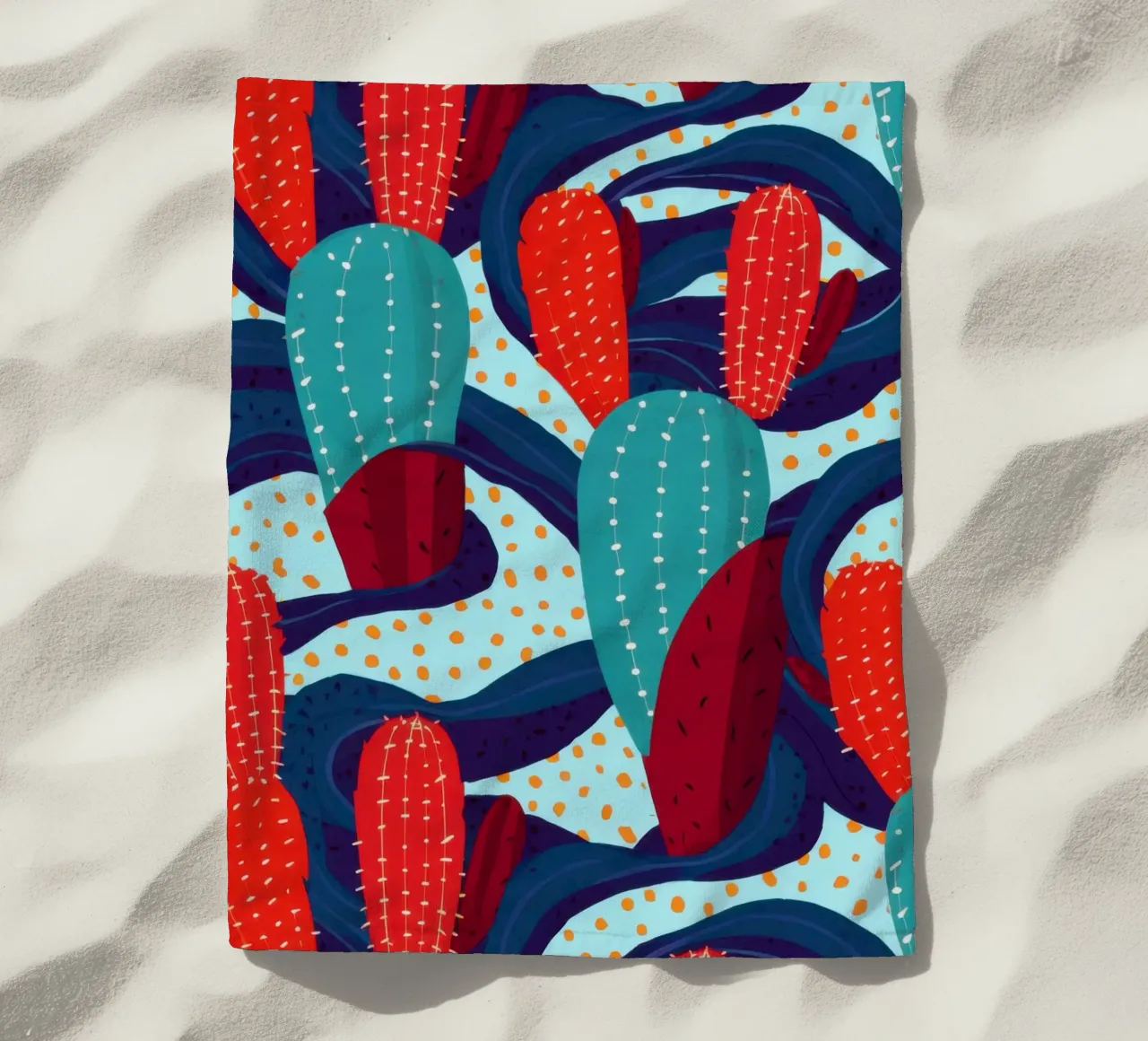 Gioco del disegno del cactus telo mare da Bring Haven