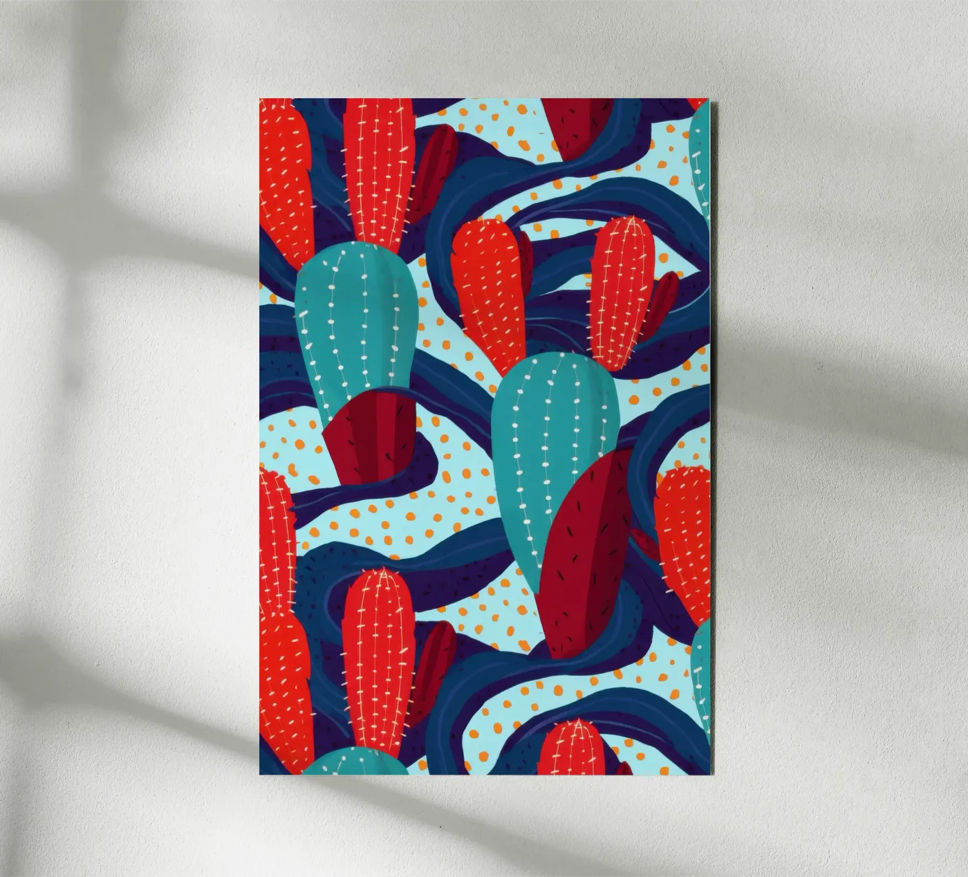 Cactus Pattern Play forex plate by Bring Haven