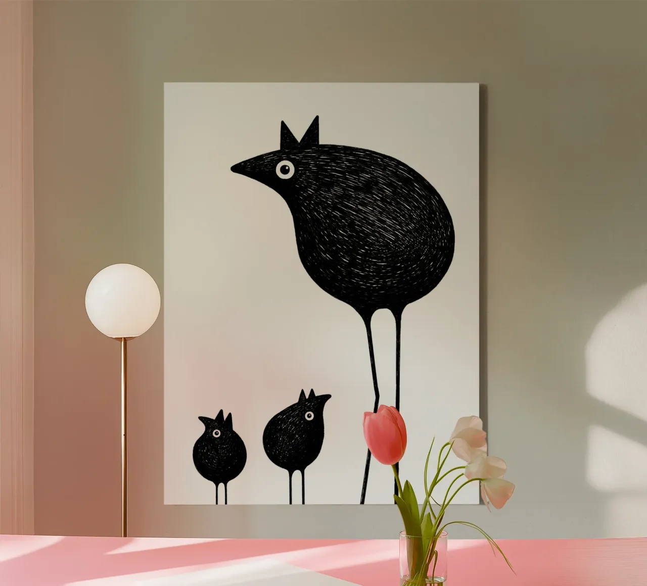 The Pips! canvas by Richard Hood