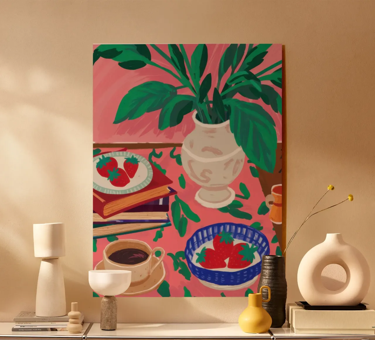 Morning Coffee Still life acrylic glass by Bring Haven