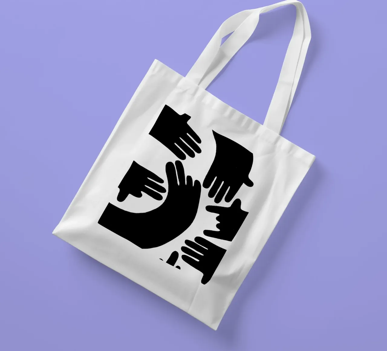 Reach! borsa in juta da Richard Hood