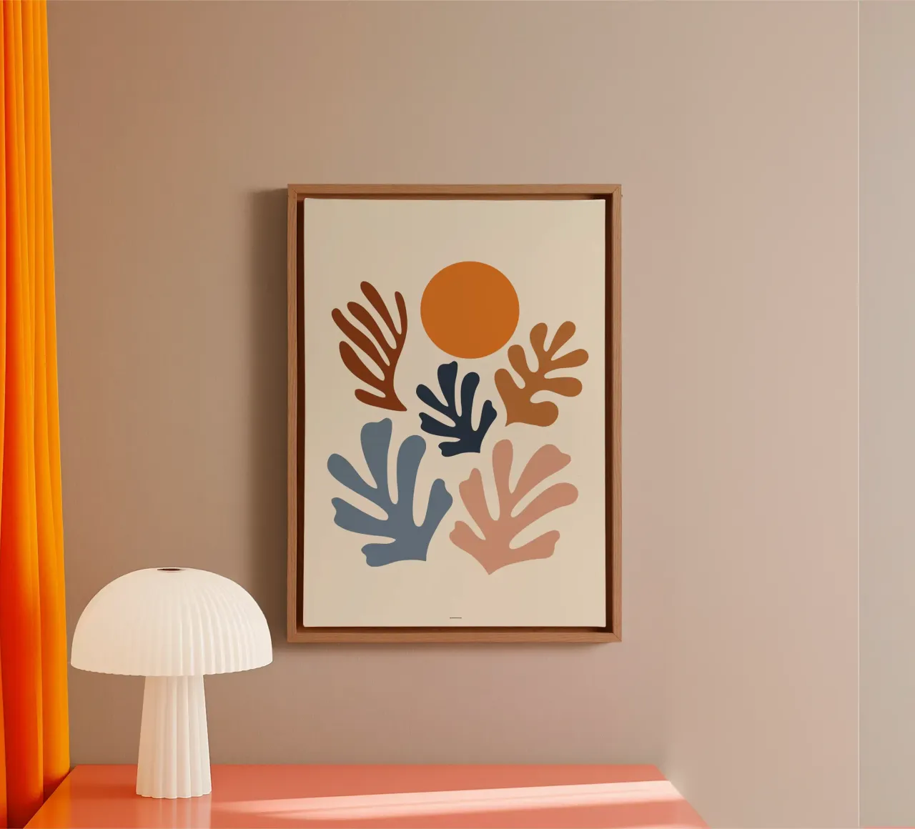 Henri Matisse - Foglia tela con Cornice a cassetta da DODOLAN STORE