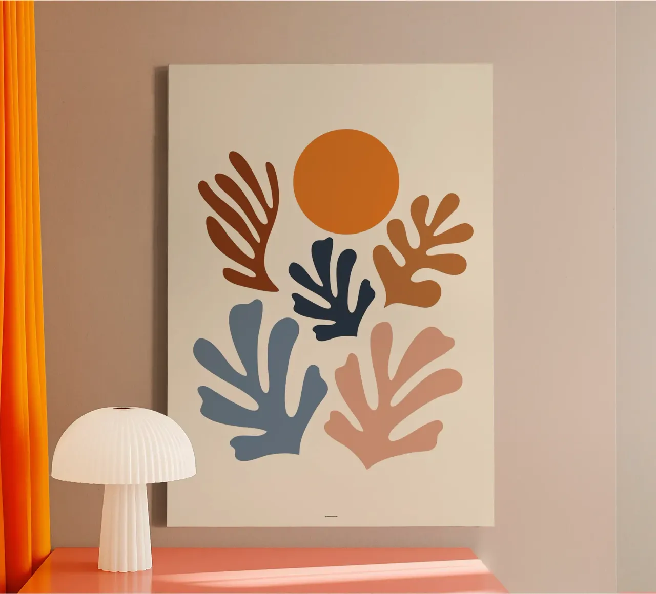 Henri Matisse - Foglia tela con Cornice a cassetta da DODOLAN STORE