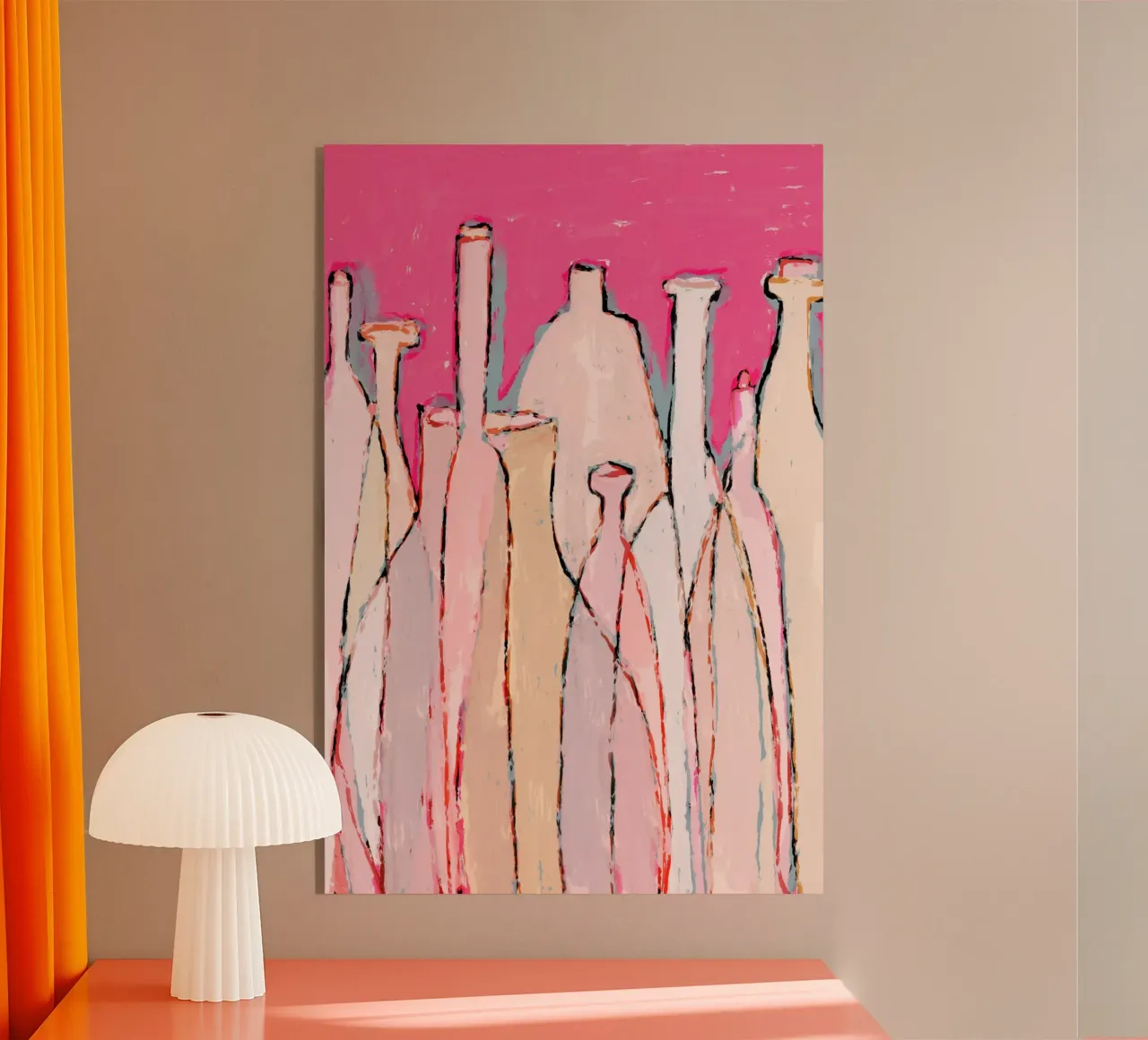 Pastel Bottles plexiglass da treechild