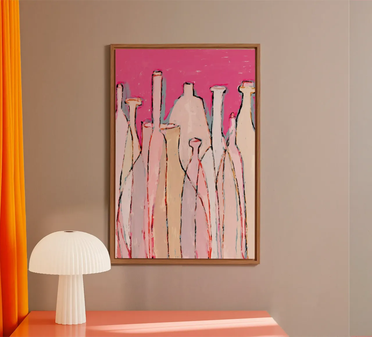 Pastel Bottles alluminio dibond da treechild