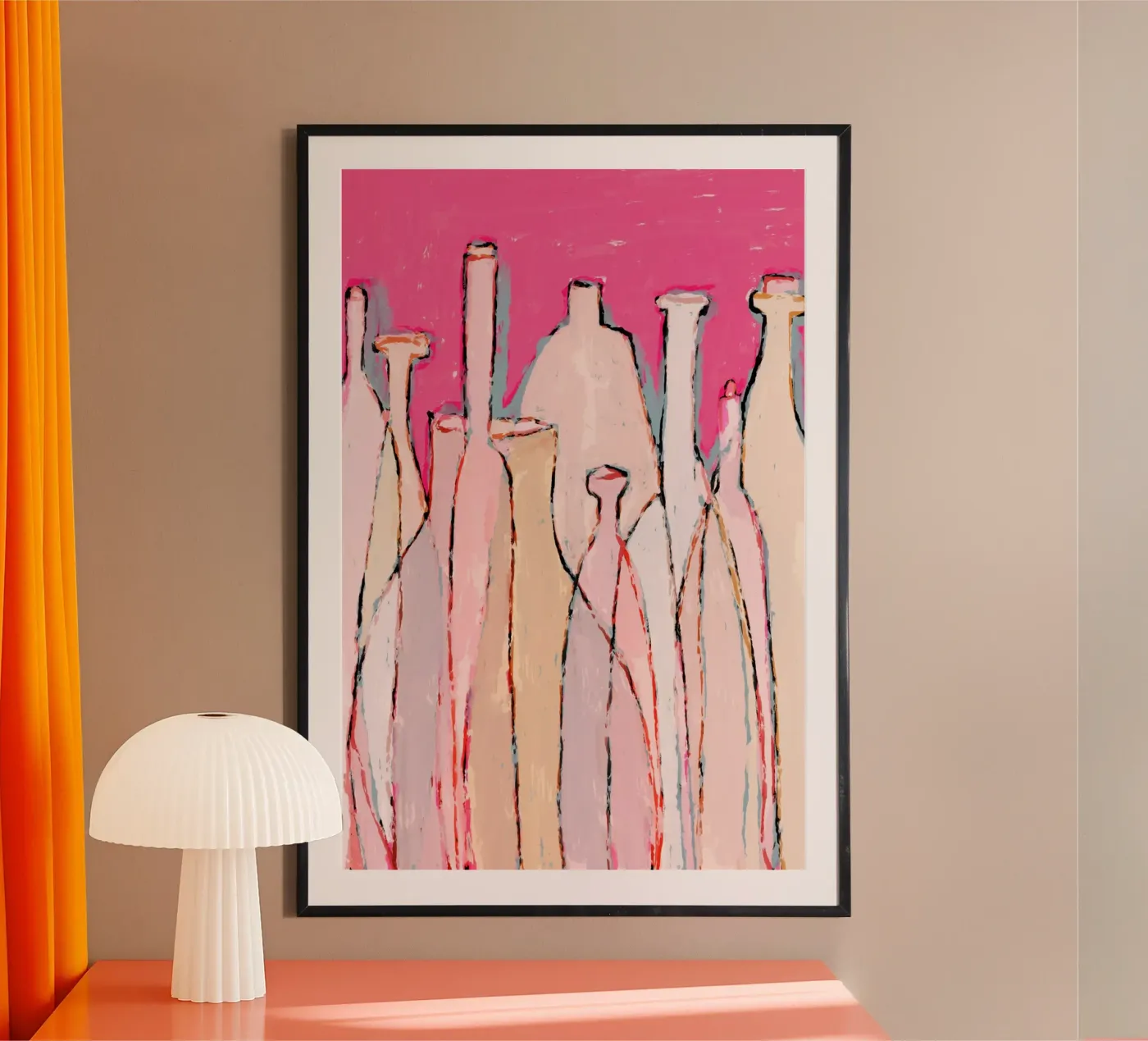 Pastel Bottles poster da treechild