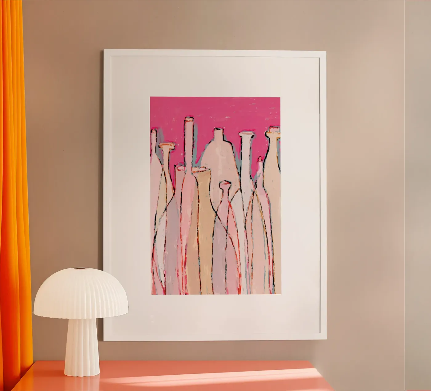 Pastel Bottles poster da treechild