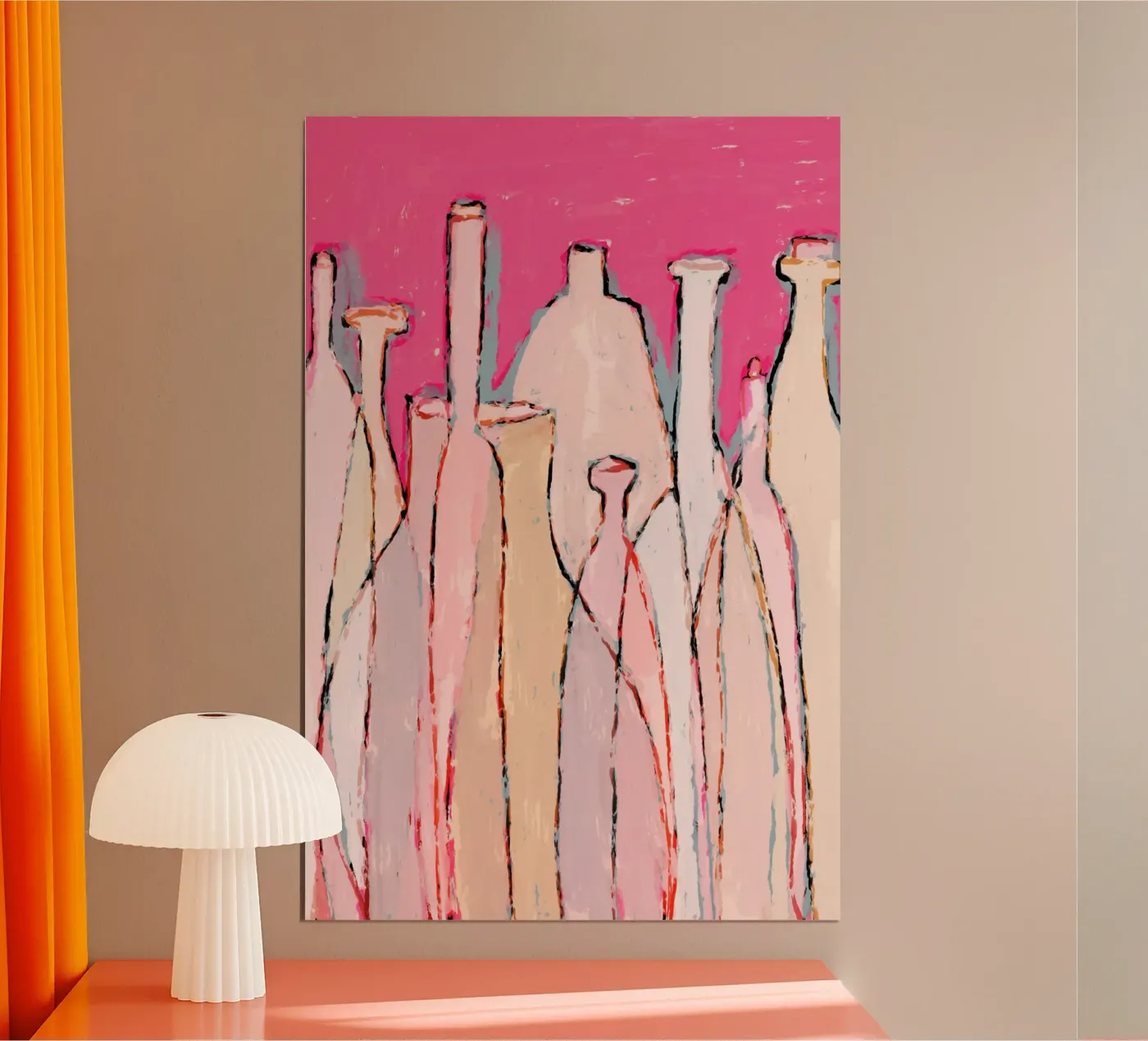 Pastel Bottles poster da treechild