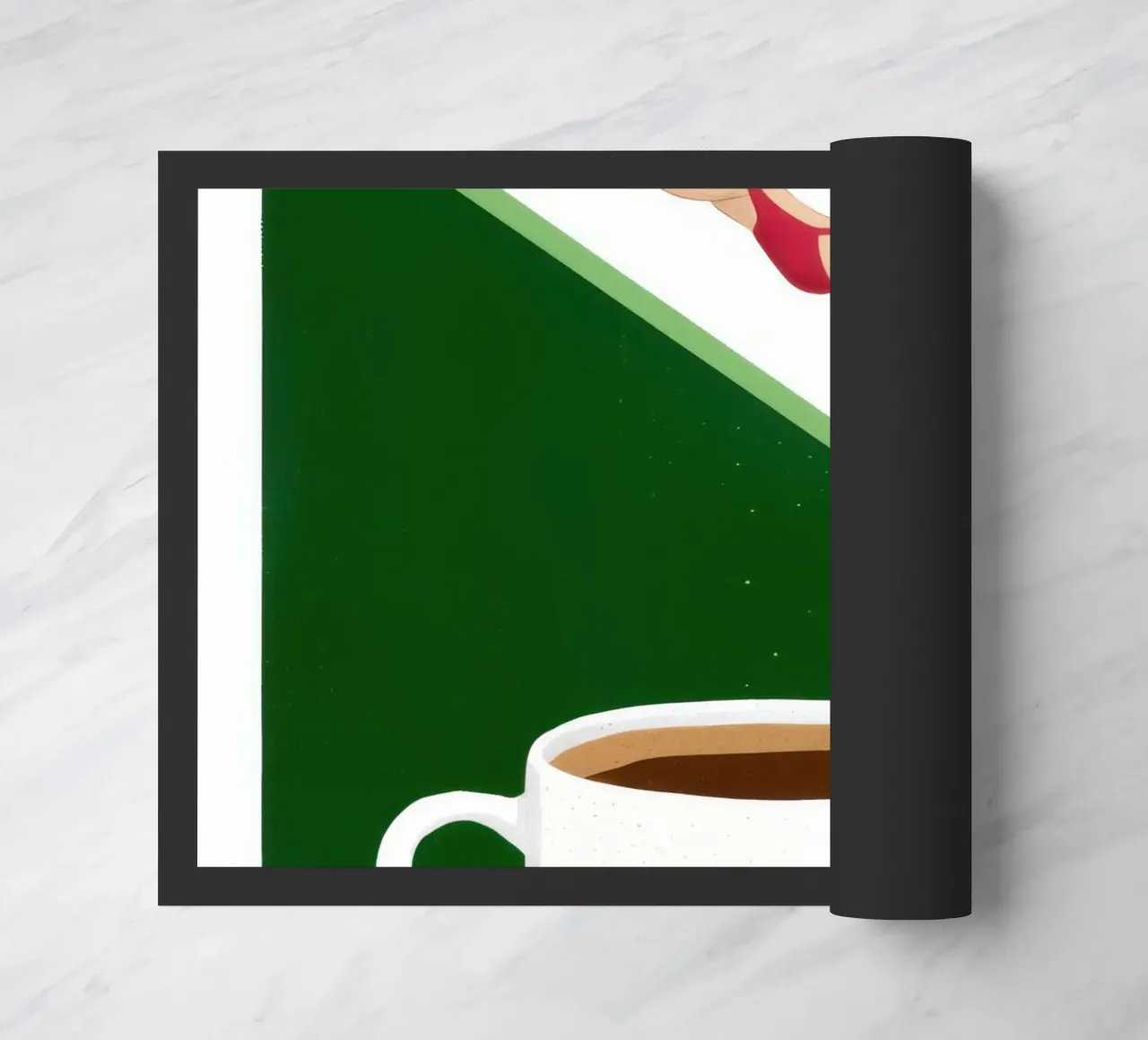 Immersione nella caffeina Surrealismo zerbino da Bring Haven
