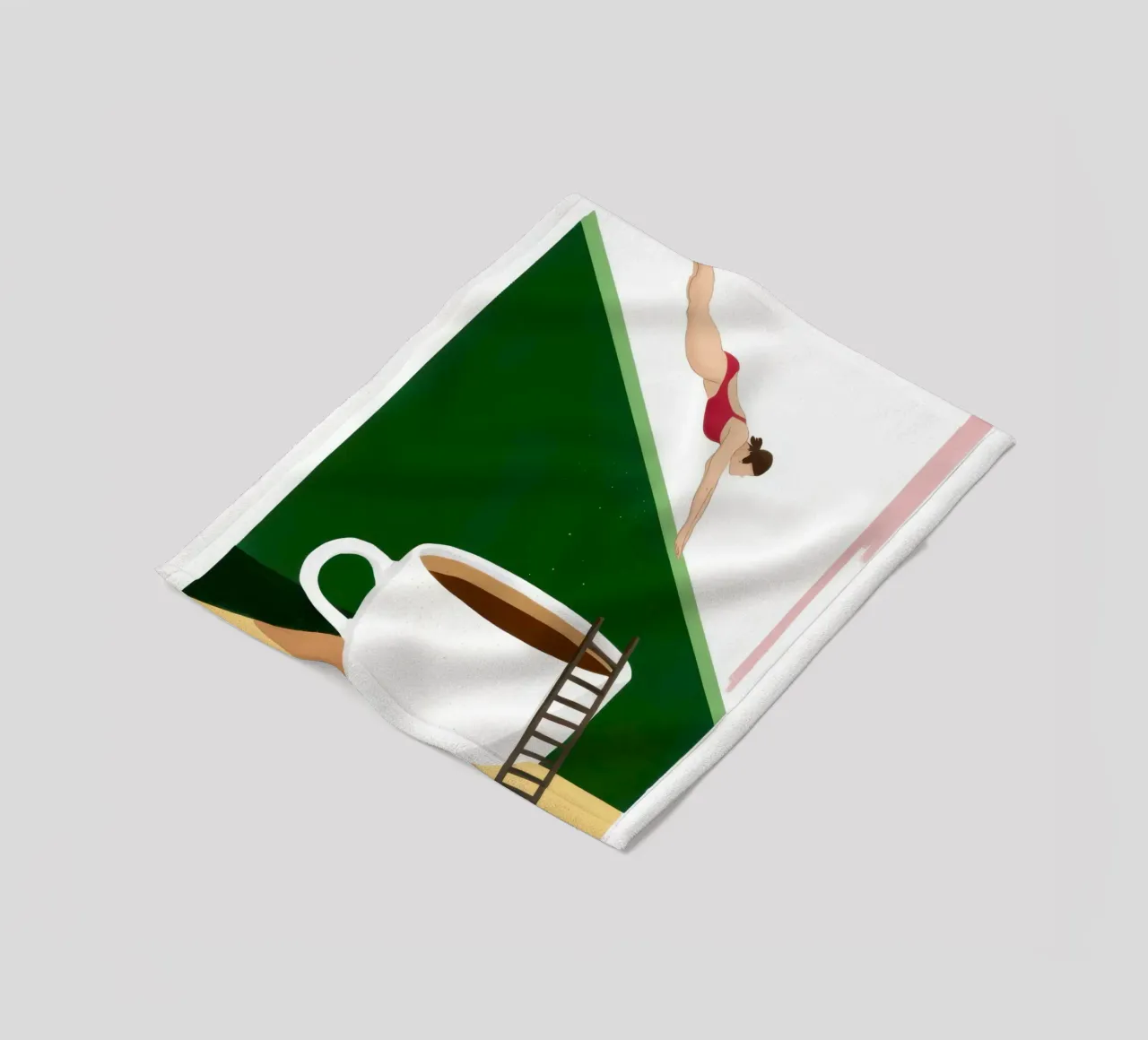 Immersione nella caffeina Surrealismo coperta in pile da Bring Haven