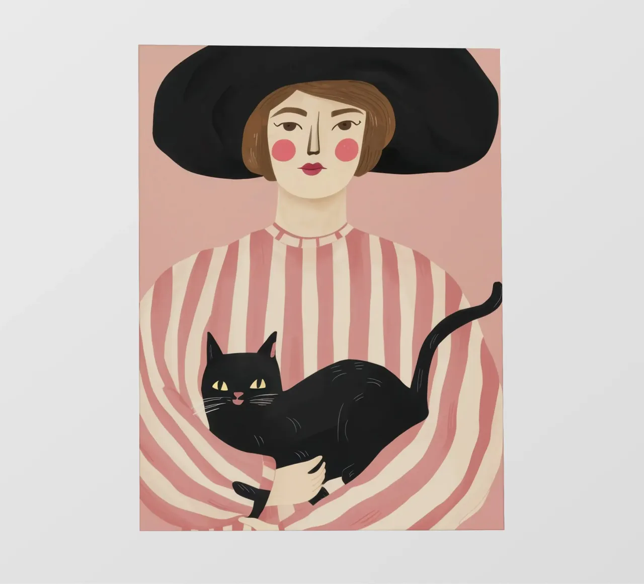 Noir Katze Muse Fototapete von Bring Haven